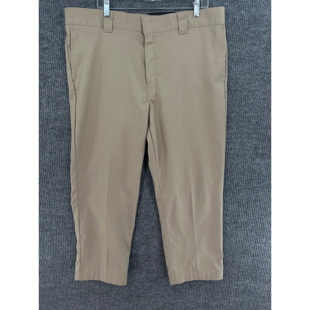 Dickies 874 Flex Work Pants Mens 40x30 Khaki Excellent Straight Leg Stretch